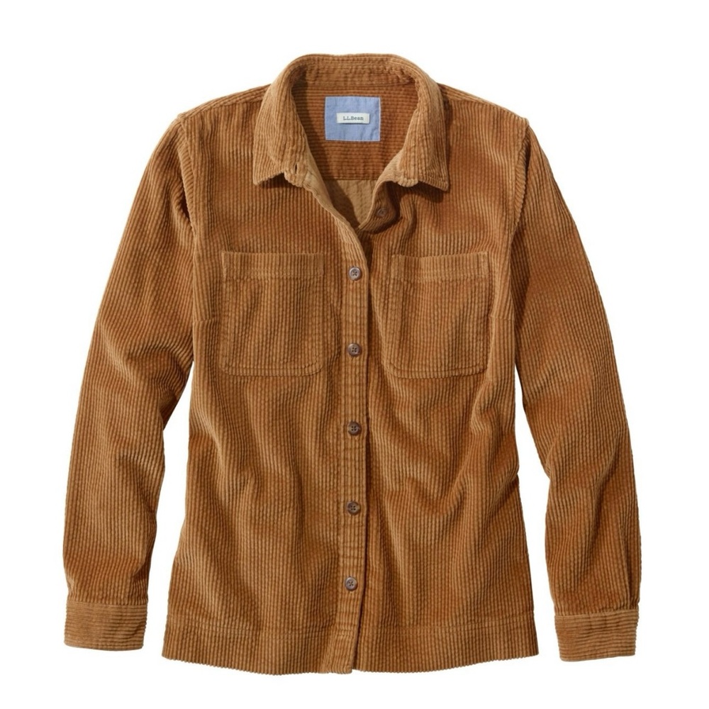 LL Bean Comfort Corduroy Relaxed Shirt, XS.